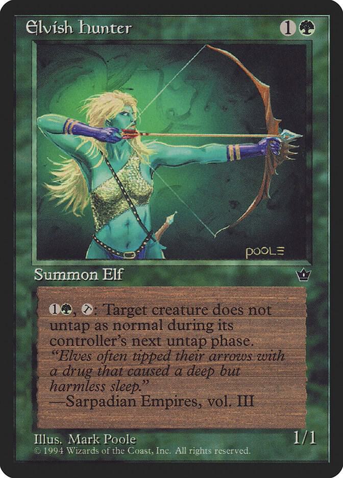 Elvish Hunter (Poole), Fallen Empires #3638