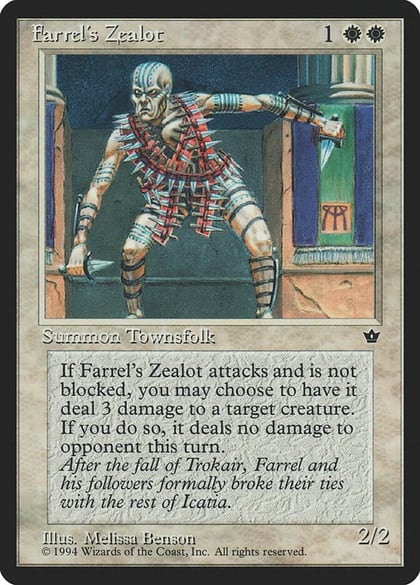 Farrel's Zealot (Benson), Fallen Empires #3646