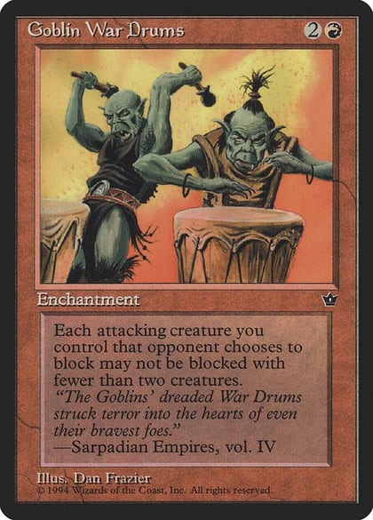 Goblin War Drums (Frazier), Fallen Empires #3659