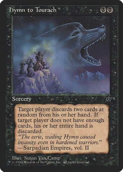 Hymn to Tourach (Van Camp), Fallen Empires #3680