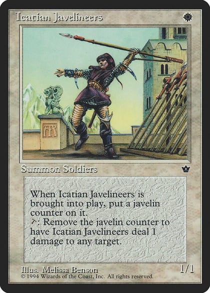 Icatian Javelineers (Benson), Fallen Empires #3688