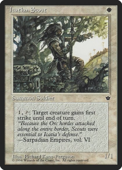 Icatian Scout (Kane-Ferguson), Fallen Empires #3697