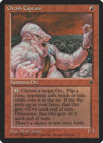 Orcish Captain, Fallen Empires #3721