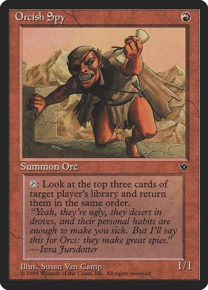 Orcish Spy (Van Camp), Fallen Empires #3722