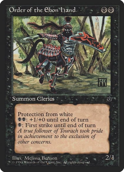 Order of the Ebon Hand (Benson), Fallen Empires #3732