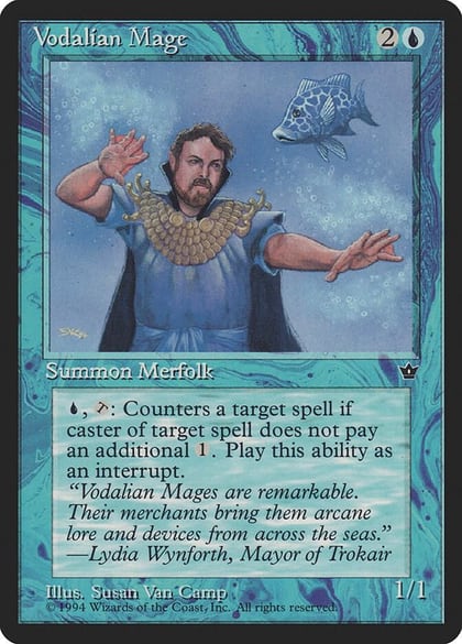Vodalian Mage (Van Camp), Fallen Empires #3774