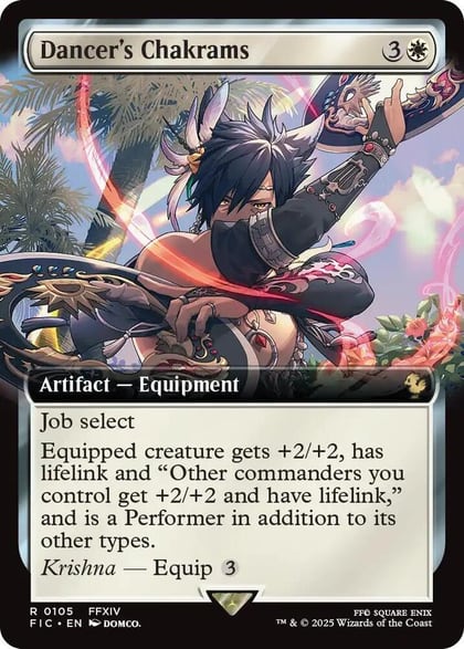 Dancer's Chakrams (Extended Art), Commander: FINAL FANTASY 105