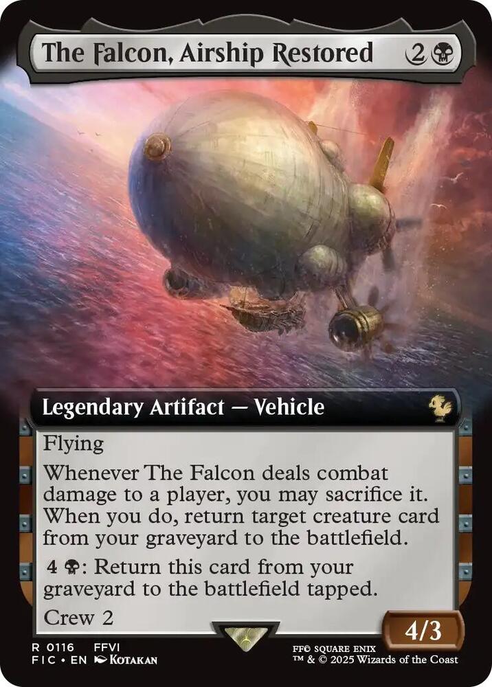 The Falcon, Airship Restored (Extended Art), Commander: FINAL FANTASY 116