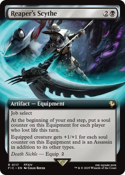 Reaper's Scythe (Extended Art), Commander: FINAL FANTASY 117