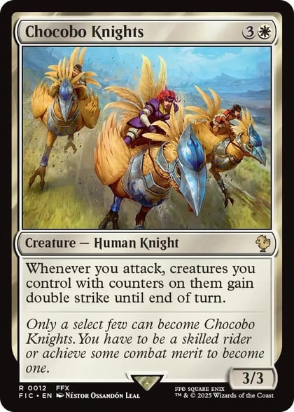 Chocobo Knights (Surge Foil), Commander: FINAL FANTASY 12