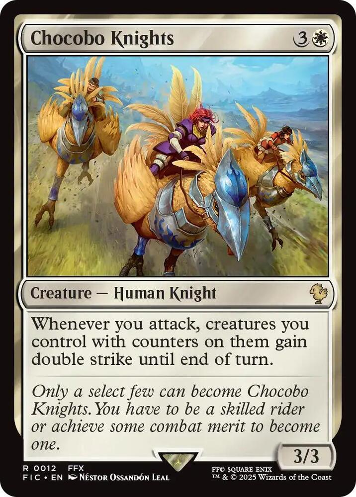 Chocobo Knights, Commander: FINAL FANTASY 12