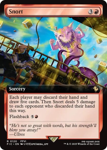 Snort (Extended Art), Commander: FINAL FANTASY 120
