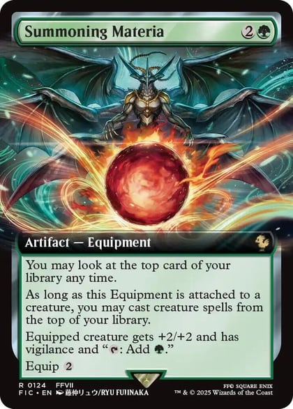 Summoning Materia (Extended Art), Commander: FINAL FANTASY 124