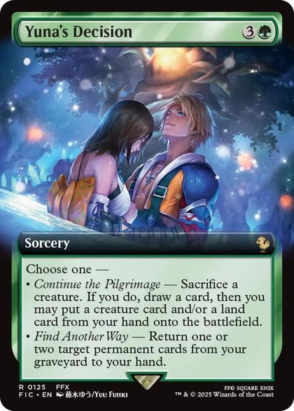 Yuna's Decision (Extended Art), Commander: FINAL FANTASY 125