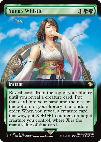 Yuna's Whistle (Extended Art), Commander: FINAL FANTASY 126