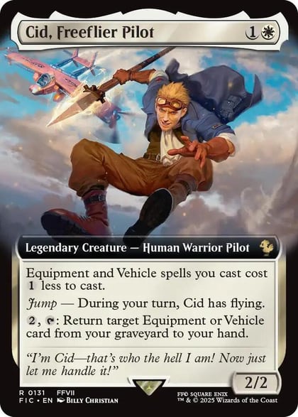 Cid, Freeflier Pilot (Extended Art), Commander: FINAL FANTASY 131
