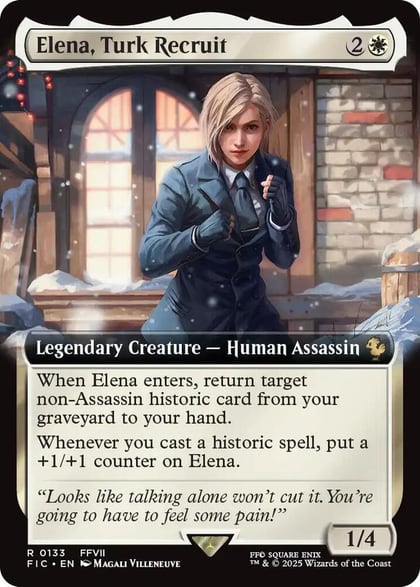 Elena, Turk Recruit (Extended Art), Commander: FINAL FANTASY 133