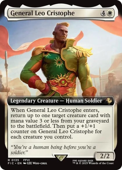 General Leo Cristophe (Extended Art), Commander: FINAL FANTASY 135