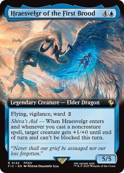 Hraesvelgr of the First Brood (Extended Art), Commander: FINAL FANTASY 142