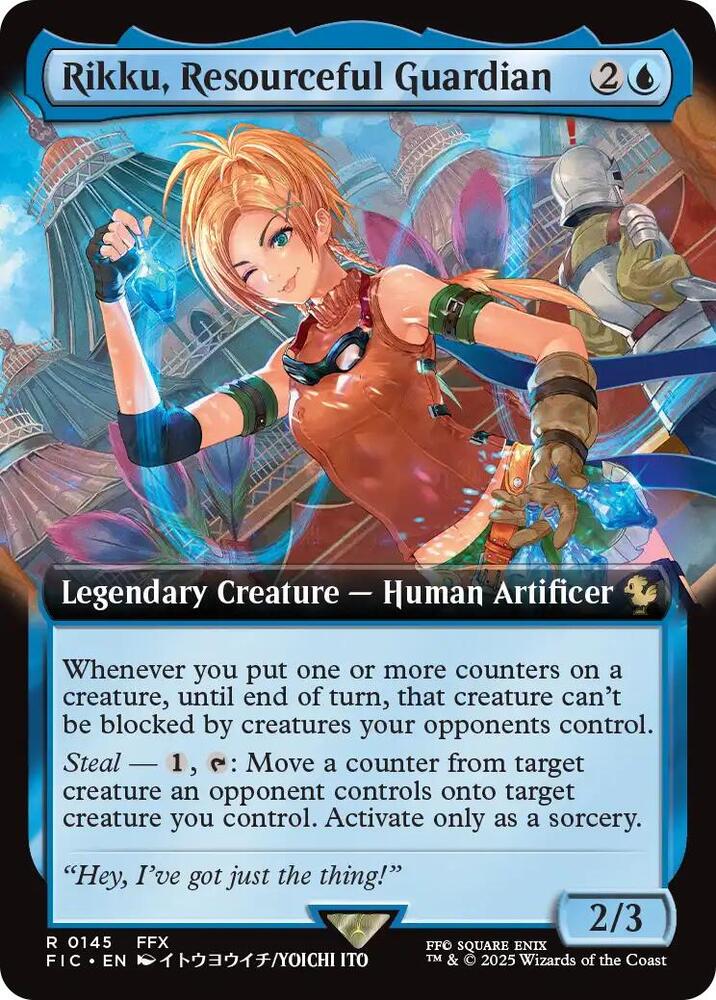 Rikku, Resourceful Guardian (Extended Art), Commander: FINAL FANTASY 145