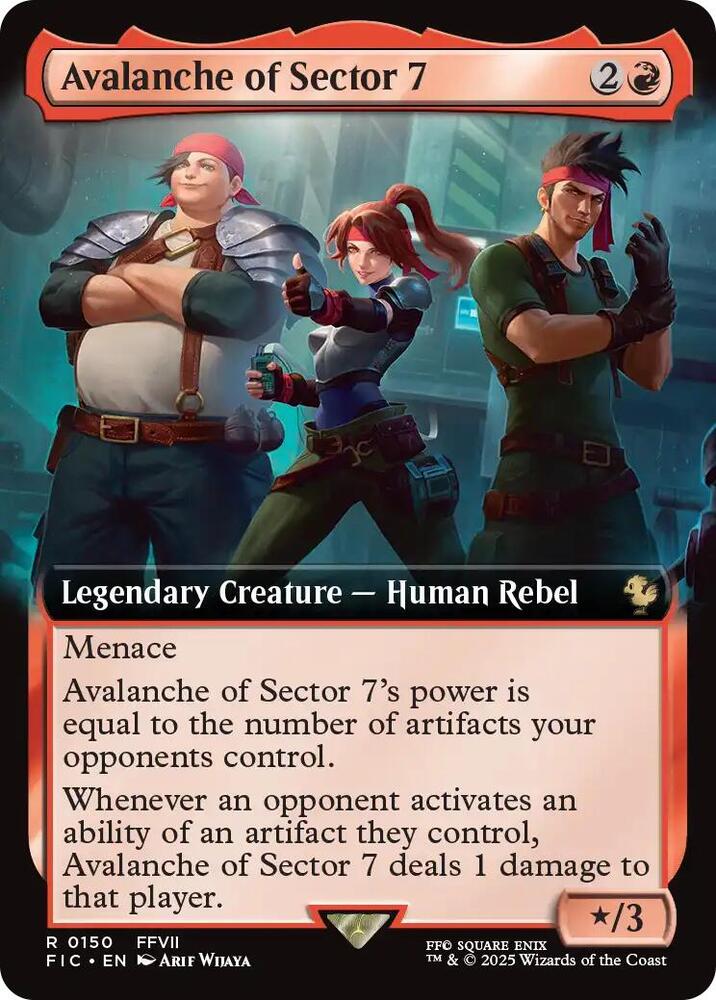Avalanche of Sector 7 (Extended Art), Commander: FINAL FANTASY 150