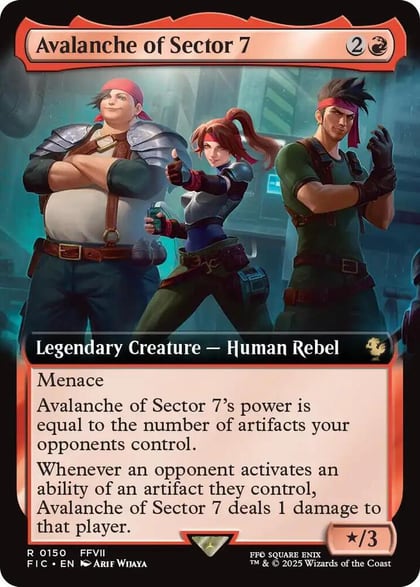 Avalanche of Sector 7 (Extended Art), Commander: FINAL FANTASY 150