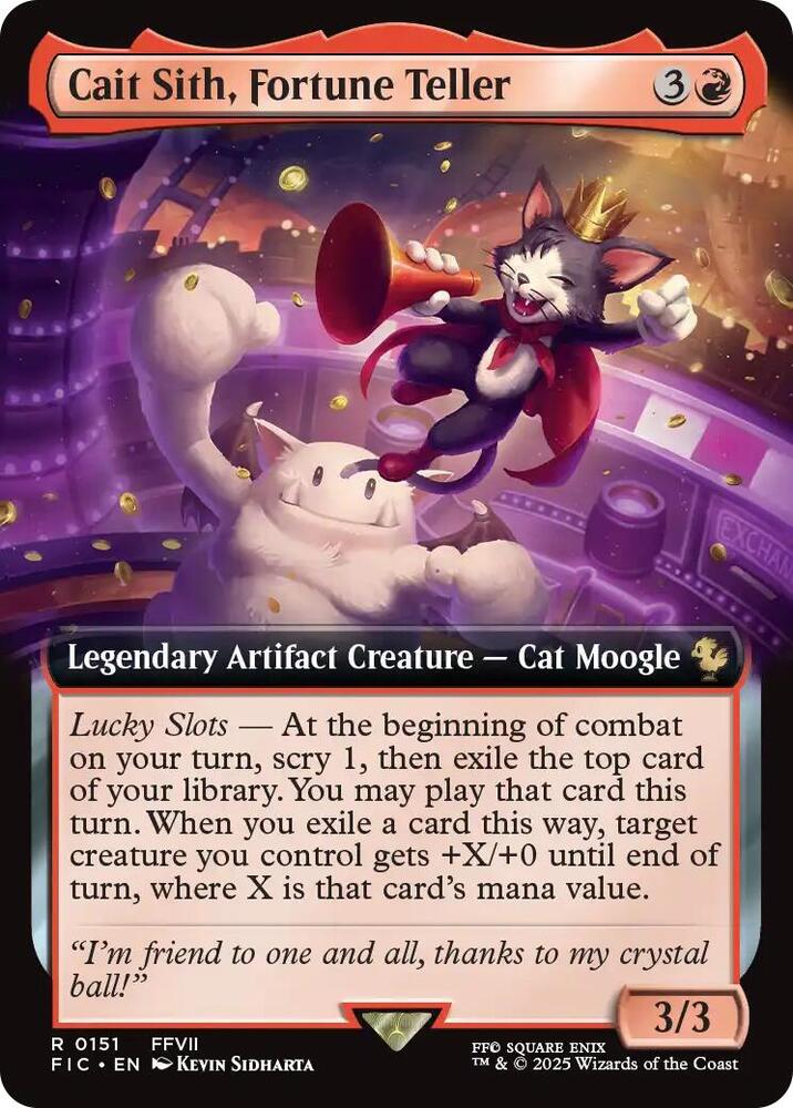 Cait Sith, Fortune Teller (Extended Art), Commander: FINAL FANTASY 151