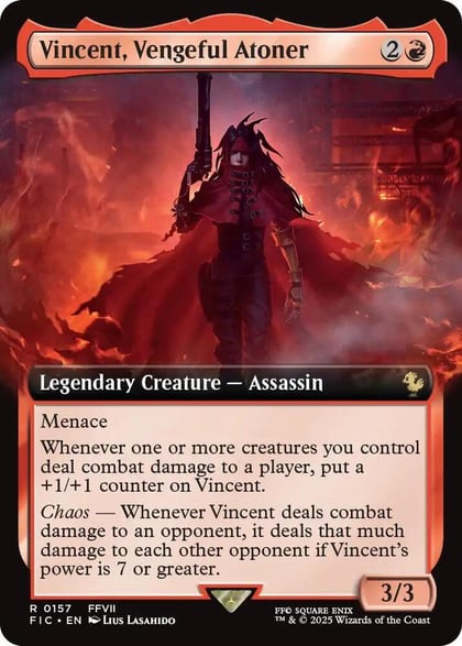 Vincent, Vengeful Atoner (Extended Art), Commander: FINAL FANTASY 157