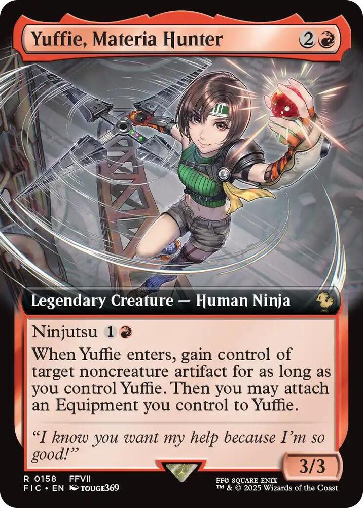Yuffie, Materia Hunter (Extended Art), Commander: FINAL FANTASY 158