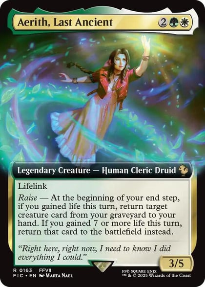 Aerith, Last Ancient (Extended Art), Commander: FINAL FANTASY 163