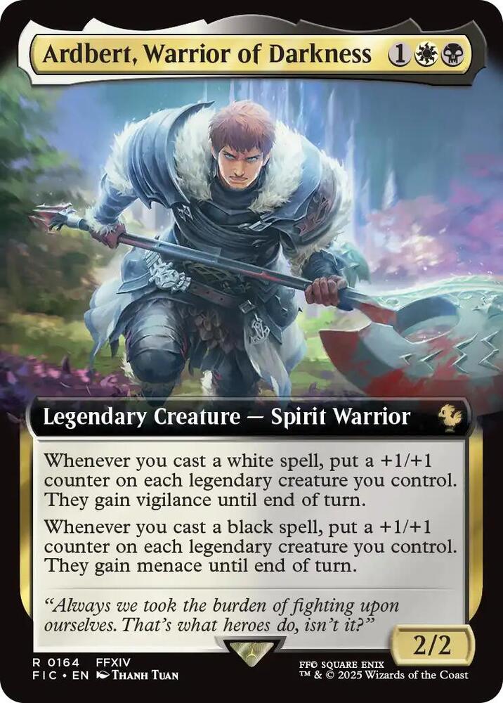 Ardbert, Warrior of Darkness (Extended Art), Commander: FINAL FANTASY 164