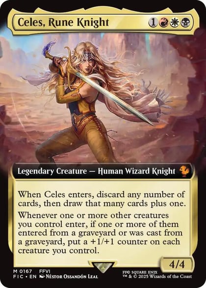 Celes, Rune Knight (Extended Art), Commander: FINAL FANTASY 167