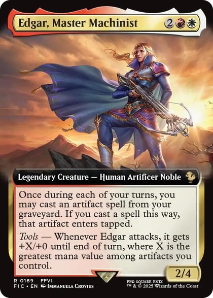 Edgar, Master Machinist (Extended Art), Commander: FINAL FANTASY 169