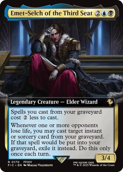 Emet-Selch of the Third Seat (Extended Art), Commander: FINAL FANTASY 170