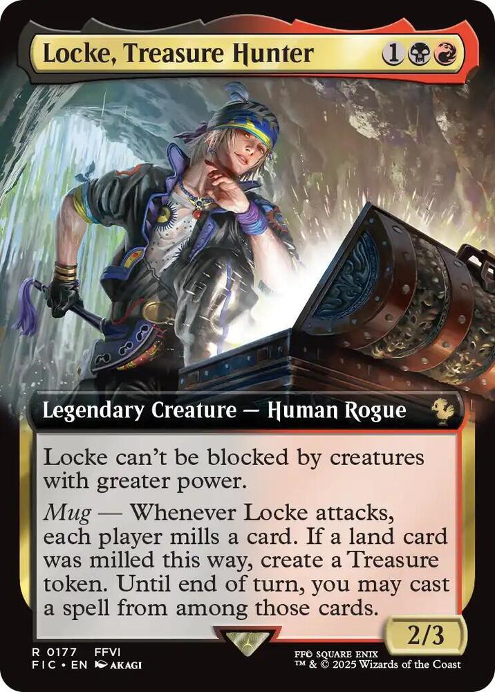 Locke, Treasure Hunter (Extended Art), Commander: FINAL FANTASY 177