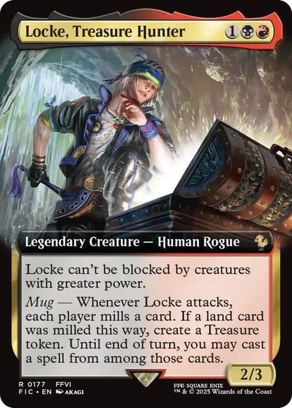 Locke, Treasure Hunter (Extended Art), Commander: FINAL FANTASY 177