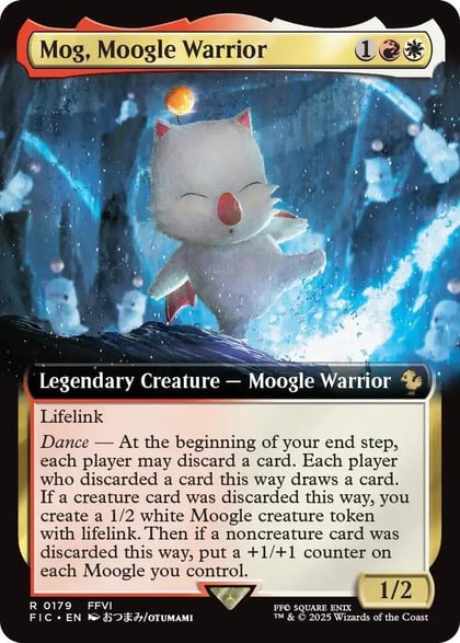 Mog, Moogle Warrior (Extended Art), Commander: FINAL FANTASY 179