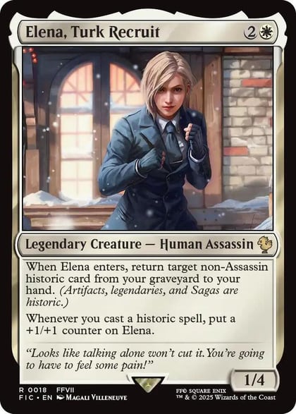 Elena, Turk Recruit (Surge Foil), Commander: FINAL FANTASY 18