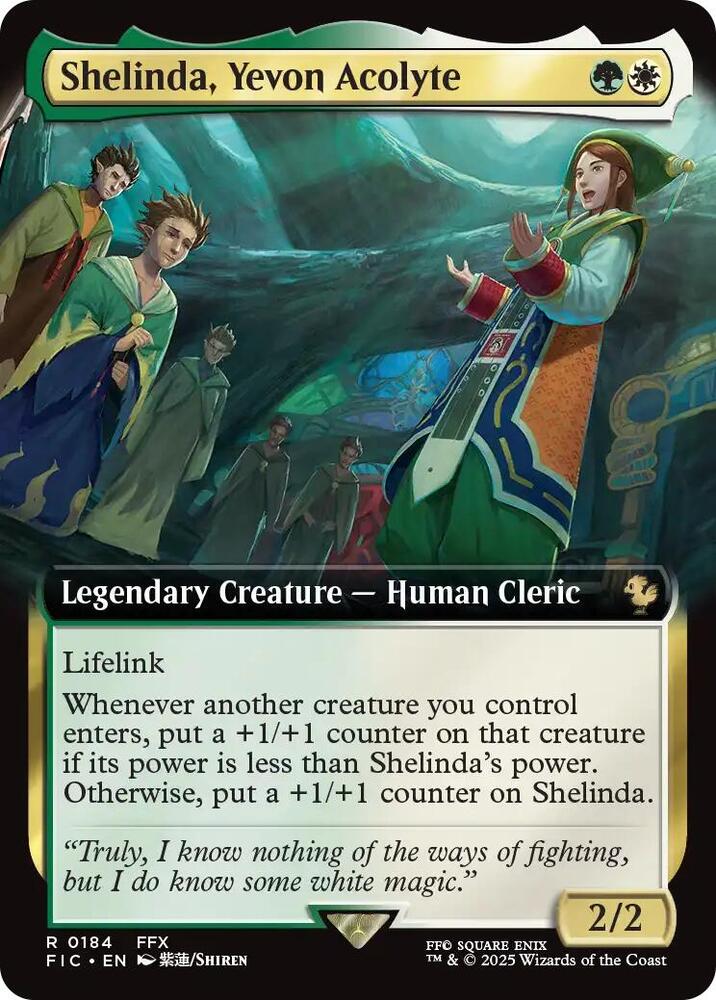 Shelinda, Yevon Acolyte (Extended Art), Commander: FINAL FANTASY 184