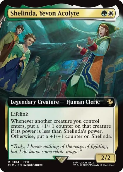 Shelinda, Yevon Acolyte (Extended Art), Commander: FINAL FANTASY 184