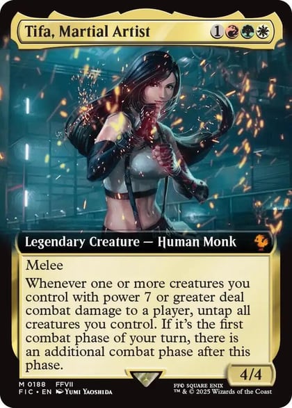 Tifa, Martial Artist (Extended Art), Commander: FINAL FANTASY 188