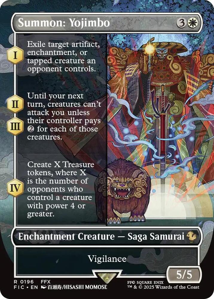 Summon: Yojimbo (Borderless), Commander: FINAL FANTASY 196