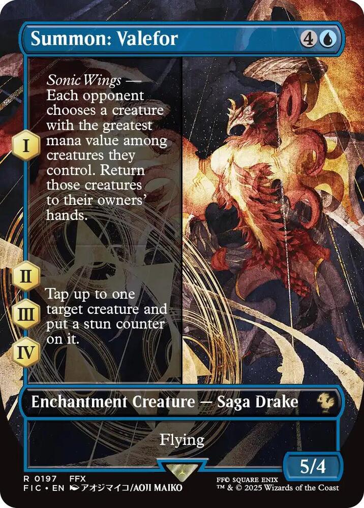 Summon: Valefor (Borderless), Commander: FINAL FANTASY 197