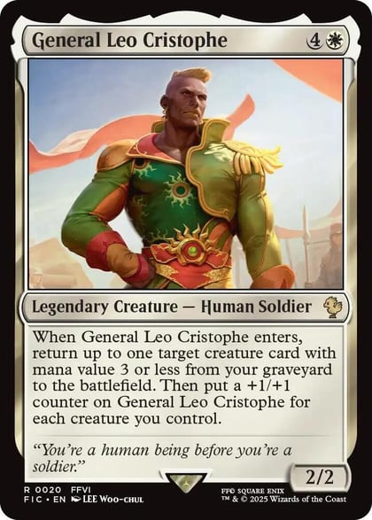 General Leo Cristophe (Surge Foil), Commander: FINAL FANTASY 20
