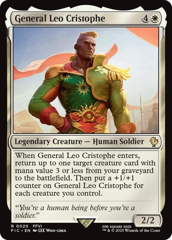 General Leo Cristophe, Commander: FINAL FANTASY 20