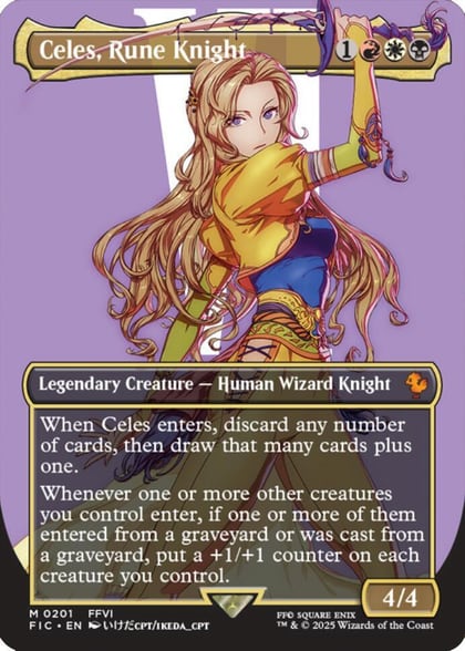 Celes, Rune Knight (Borderless), Commander: FINAL FANTASY 201