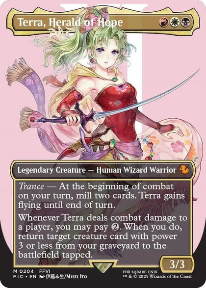 Terra, Herald of Hope (Borderless), Commander: FINAL FANTASY 204