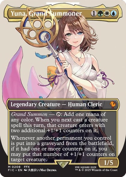 Yuna, Grand Summoner (Borderless), Commander: FINAL FANTASY 208