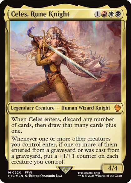 Celes, Rune Knight (Surge Foil), Commander: FINAL FANTASY 220