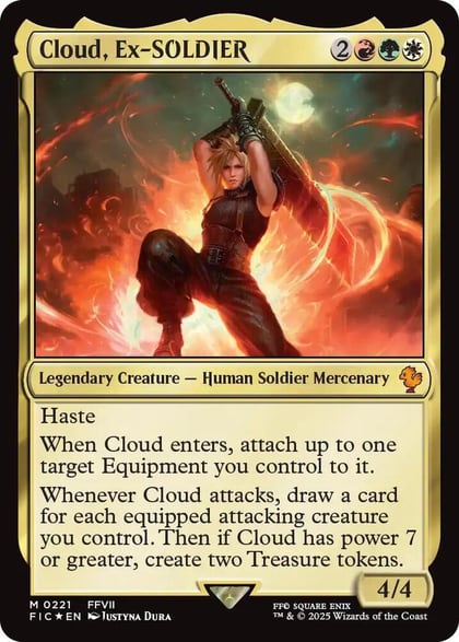 Cloud, Ex-SOLDIER (Surge Foil), Commander: FINAL FANTASY 221